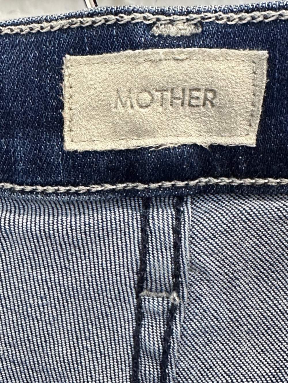 MOTHER Lil Hustler Ankle Jeans Heirloom Wash Denim Womens Size 31 - Picture 5 of 9